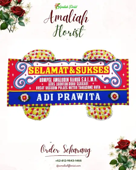 Papan Bunga Ucapan Selamat Tlawong