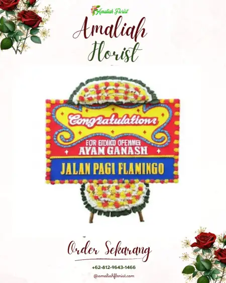 Sewa Papan Bunga Tlawong